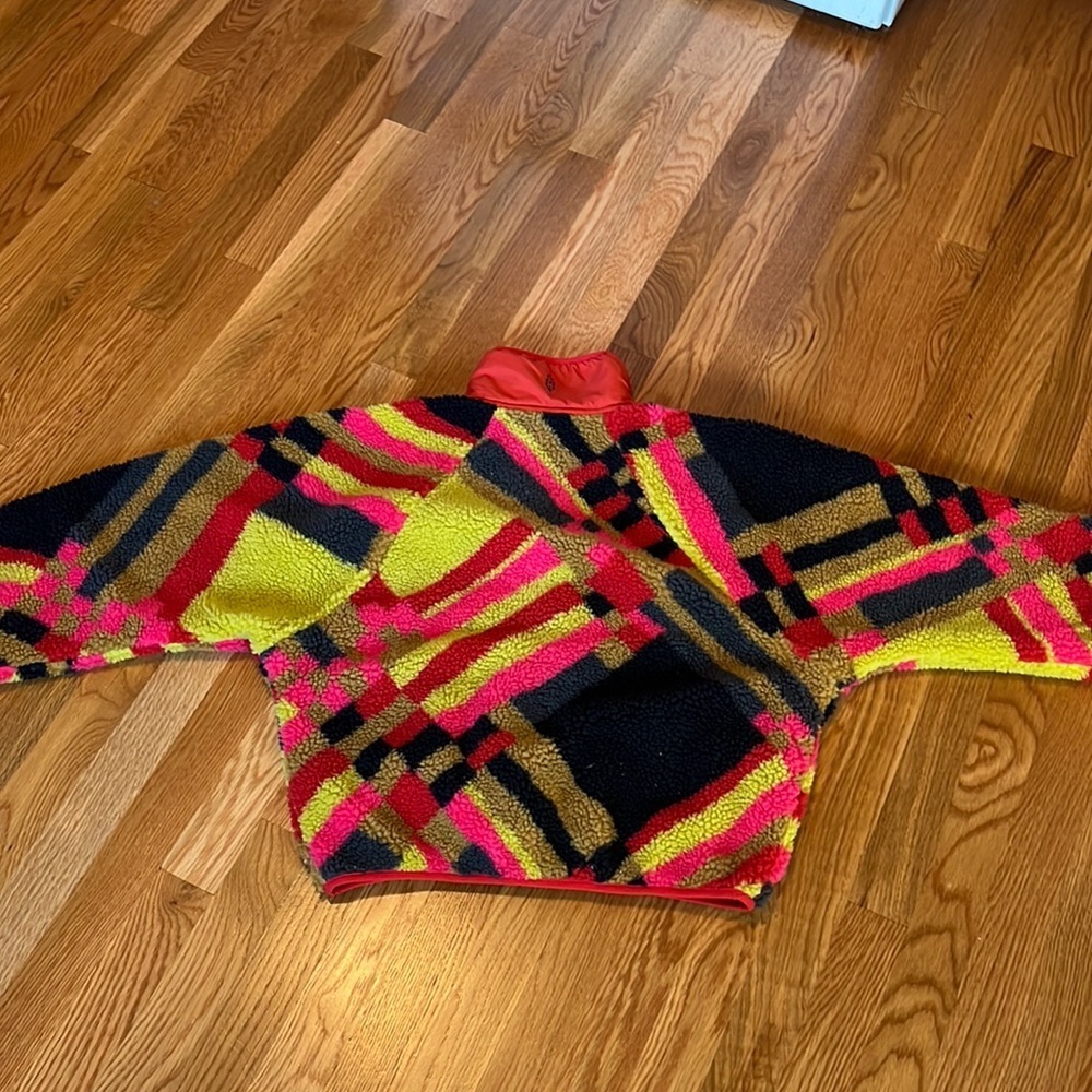 NWT Free People Movement Hit The Slopes Printed Fleece Jacket XSmall - Picture 9 of 11